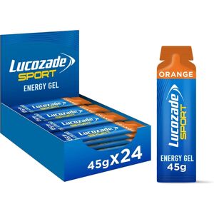 Lucozade Sport Dual-Fuel Orange Energy Gels, 24 x 45g – On-the-Go Carbohydrate F Lucozade Sport Dual-Fuel Orange Energy Gels, 24 x 45g – On-the-Go Carbohydrate F