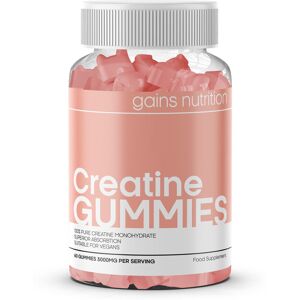 Gains Nutrition Creatine Gummies Peach - 3g per Serving (1 Month), 60 Gummies Vegan Friendly Gains Nutrition Creatine Gummies Peach - 3g per Serving (1 Month), 60 Gummies Vegan Friendly