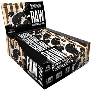 Warrior Raw Protein Flapjack Cookies & Cream 12X75G Warrior Raw Protein Flapjack Cookies & Cream 12X75G