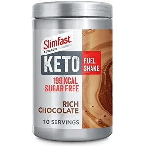 SlimFast Advanced Keto Fuel Shake for Keto Lifestyle, Rich Chocolate Flavour, 10 Servings SlimFast Advanced Keto Fuel Shake for Keto Lifestyle, Rich Chocolate Flavour, 10 Servings
