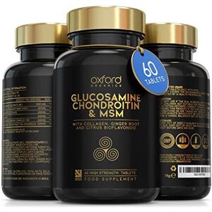 Oxford Organics Glucosamine and Chondroitin MSM Tablets High Strength 60 Glucosamine Sulphate Oxford Organics Glucosamine and Chondroitin MSM Tablets High Strength 60 Glucosamine Sulphate