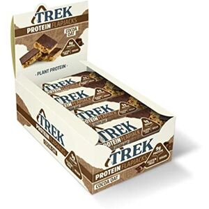 TREK High Protein Flapjack Cocoa Oat - Gluten Free - Plant Based - Vegan Snack - TREK High Protein Flapjack Cocoa Oat - Gluten Free - Plant Based - Vegan Snack -