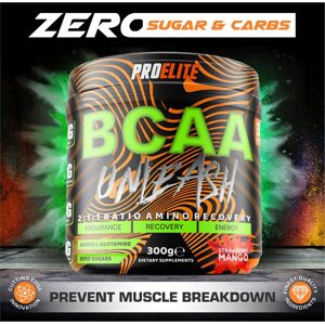 ProElite (Peach) BCAA 300g 2:1:1 Amino Acid Recovery Flavoured ProElite (Peach) BCAA 300g 2:1:1 Amino Acid Recovery Flavoured