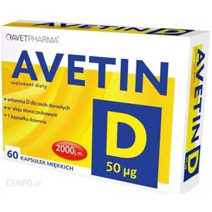 POLSKIE SUPLEMENTY Avet Avetin D 2000 IU 60 kap supports healthy teeth & bones POLSKIE SUPLEMENTY Avet Avetin D 2000 IU 60 kap supports healthy teeth & bones