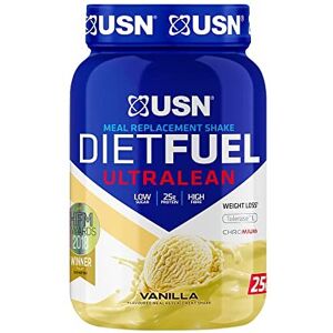 USN Diet Fuel UltraLean Vanilla 1KG: Meal Replacement Shake, Diet Protein Powder USN Diet Fuel UltraLean Vanilla 1KG: Meal Replacement Shake, Diet Protein Powder