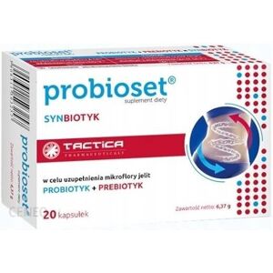 POLSKIE SUPLEMENTY Probioset synbiotyk 20 kap probiotics & prebiotic suplement samprobi POLSKIE SUPLEMENTY Probioset synbiotyk 20 kap probiotics & prebiotic suplement samprobi