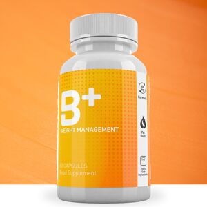 SUPPLEMENT PARADISE B+ Weight Management – 60 Capsules (1 Month Supply) with B Vitamins, Calcium & A SUPPLEMENT PARADISE B+ Weight Management – 60 Capsules (1 Month Supply) with B Vitamins, Calcium & A