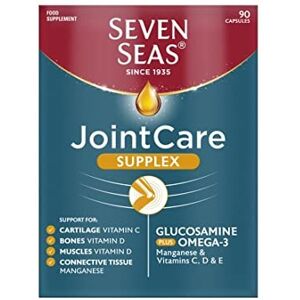 Seven JointCare Supplements, Supplex, 90 High Strength Capsules With Glucosamine & Ome Seven JointCare Supplements, Supplex, 90 High Strength Capsules With Glucosamine & Ome
