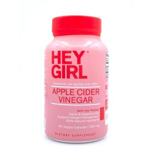 Unbranded Hey Girl Apple Cider Vinegar Capsules with Mother - 1560mg ACV per serving, 120 Unbranded Hey Girl Apple Cider Vinegar Capsules with Mother - 1560mg ACV per serving, 120