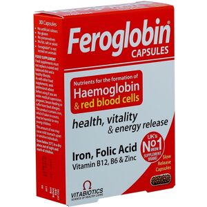 Feroglobin Vitabiotics Organic Vitamin And Mineral Capsules 30 Capsules, Helps T Feroglobin Vitabiotics Organic Vitamin And Mineral Capsules 30 Capsules, Helps T