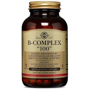 Unbranded Solgar Vitamin B-Complex 100 Extra High Potency Vegetable Capsules – Supports Ne Unbranded Solgar Vitamin B-Complex 100 Extra High Potency Vegetable Capsules – Supports Ne