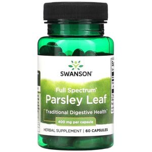 Swanson Parsley Leaf 400mg Capsules - Herbal Supplement Swanson Parsley Leaf 400mg Capsules - Herbal Supplement