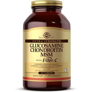 Unbranded Solgar Extra Strength Glucosamine Chondroitin MSM w/ Ester-C Dietary Supplement Unbranded Solgar Extra Strength Glucosamine Chondroitin MSM w/ Ester-C Dietary Supplement