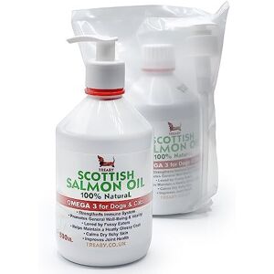 Treaby Scottish Salmon Oil for Dogs, Cats & Pets – Omega 3, 6 & 9 Fish Oil Supplement – Treaby Scottish Salmon Oil for Dogs, Cats & Pets – Omega 3, 6 & 9 Fish Oil Supplement –