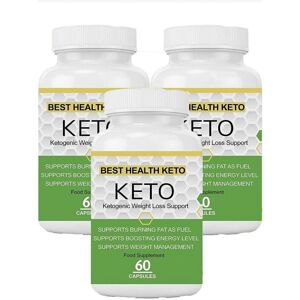 3 X BEST HEALTH KETO 60 CAPSULES WEIGHT LOSS SUPPORT ( 180 Capsules ) 3 X BEST HEALTH KETO 60 CAPSULES WEIGHT LOSS SUPPORT ( 180 Capsules )