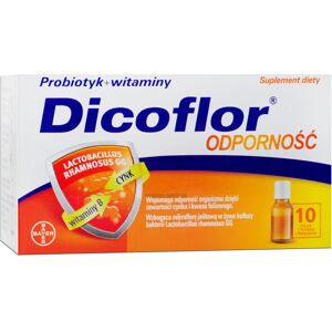 Bayer Dicoflor Immunity Probiotic with L. rhamnosus GG, B Vitamins & Zinc – 10 x 10 ml Bayer Dicoflor Immunity Probiotic with L. rhamnosus GG, B Vitamins & Zinc – 10 x 10 ml