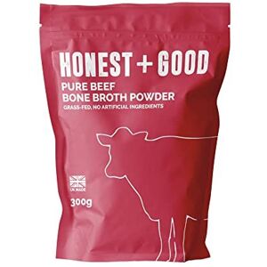 Honest + Good UK's Beef Bone Broth Powder 1 Month Supply Grass Fed Hair Skin Gut 8500m Honest + Good UK's Beef Bone Broth Powder 1 Month Supply Grass Fed Hair Skin Gut 8500m