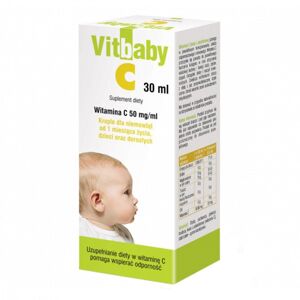 SALVUM VITBABY C 30 ml Vitamin C 50 mg/ml drops Witamina C w kroplach