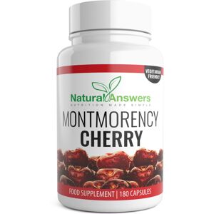 Natural-Answers Montmorency Cherry 1100mg - 3 Month Supply - 180 Vegetarian Capsules - 100% Suit Natural-Answers Montmorency Cherry 1100mg - 3 Month Supply - 180 Vegetarian Capsules - 100% Suit
