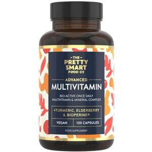 The Pretty Smart Food Co Powerful Multivitamins and Minerals - Multivitamin Tablets for Men & Women - Hig The Pretty Smart Food Co Powerful Multivitamins and Minerals - Multivitamin Tablets for Men & Women - Hig