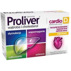 POLSKIE SUPLEMENTY Proliver Cardio D3 30 tab Vitamin D3 Healthy liver supplement POLSKIE SUPLEMENTY Proliver Cardio D3 30 tab Vitamin D3 Healthy liver supplement