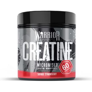Warrior Creatine Monohydrate Powder 300g Micronised Easy Mixing and Consumption Warrior Creatine Monohydrate Powder 300g Micronised Easy Mixing and Consumption