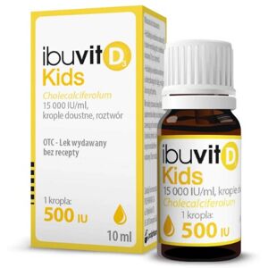 POLPHARMA Ibuvit D3 Kids 15000 IU/ml, 10ml drops POLPHARMA Ibuvit D3 Kids 15000 IU/ml, 10ml drops