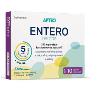 POLSKIE SUPLEMENTY Entero oslona Apteo 10 Kap mikroflory jelitowej intestinal microflora probiotyk POLSKIE SUPLEMENTY Entero oslona Apteo 10 Kap mikroflory jelitowej intestinal microflora probiotyk