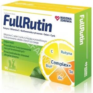 POLSKIE SUPLEMENTY FullRutin 90 tab Rodzina Zdrowia RUTYNA WITAMINA C rutin rutimax POLSKIE SUPLEMENTY FullRutin 90 tab Rodzina Zdrowia RUTYNA WITAMINA C rutin rutimax