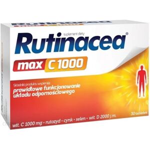 POLSKIE SUPLEMENTY Rutinacea Max C 1000 – Immune Support Tablets, 30 Count POLSKIE SUPLEMENTY Rutinacea Max C 1000 – Immune Support Tablets, 30 Count