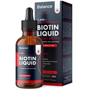 Balance Biotin Liquid Drops - Vegan - High Strength 12,000mcg per Serving - Hair Growth Balance Biotin Liquid Drops - Vegan - High Strength 12,000mcg per Serving - Hair Growth