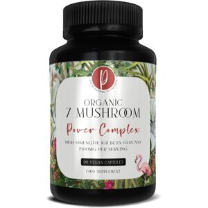 Palm 7 Mushroom Complex - High Strength Extracts Not Powders - 30% Beta-Glucans - 90 Palm 7 Mushroom Complex - High Strength Extracts Not Powders - 30% Beta-Glucans - 90