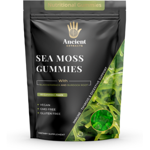 Ancient Extracts Sea Moss Gummies with Burdock and Bladderwrack - 60 Gummies Ancient Extracts Sea Moss Gummies with Burdock and Bladderwrack - 60 Gummies