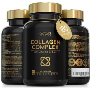 Oxford Organics Advanced Collagen Complex 1593mg Vitamin Boosted Complex for Glowing Hair, Ski Oxford Organics Advanced Collagen Complex 1593mg Vitamin Boosted Complex for Glowing Hair, Ski