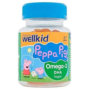 Vitabiotics Wellkid Peppa Pig Omega 3 DHA Vegan Soft Jellies Vitabiotics Wellkid Peppa Pig Omega 3 DHA Vegan Soft Jellies