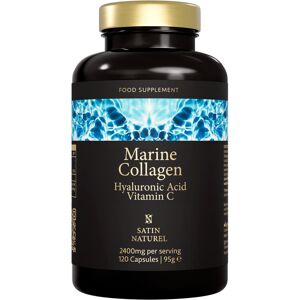 SatinNaturel Marine Collagen Capsules with Hyaluronic Acid + Vitamin C 2400mg - High Strength SatinNaturel Marine Collagen Capsules with Hyaluronic Acid + Vitamin C 2400mg - High Strength