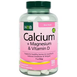 Holland & Barrett Calcium + Magnesium & Vitamin D 180 Tablets Holland & Barrett Calcium + Magnesium & Vitamin D 180 Tablets