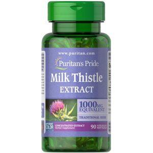 Puritan's Pride Milk Thistle Extract 1000 mg - Liver Support Supplement Puritan's Pride Milk Thistle Extract 1000 mg - Liver Support Supplement