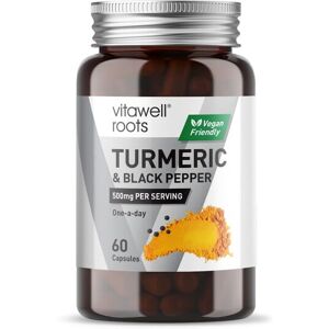 KidzBuzz Vitawell Roots Turmeric & Black Pepper 60 Tablets Pack KidzBuzz Vitawell Roots Turmeric & Black Pepper 60 Tablets Pack