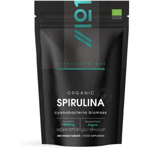 ALPHA01 Organic Spirulina & Chlorella 2000mg - 300 Tablets - Broken Cell Wall - Pure For ALPHA01 Organic Spirulina & Chlorella 2000mg - 300 Tablets - Broken Cell Wall - Pure For