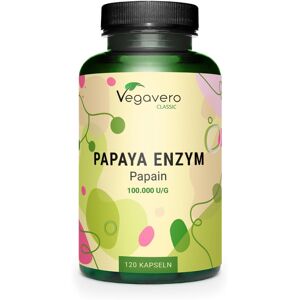 Vegavero Papaya Enzyme 2,100 mg Papain 100% Natural: Carica Papaya Fruit Extract NO Vegavero Papaya Enzyme 2,100 mg Papain 100% Natural: Carica Papaya Fruit Extract NO