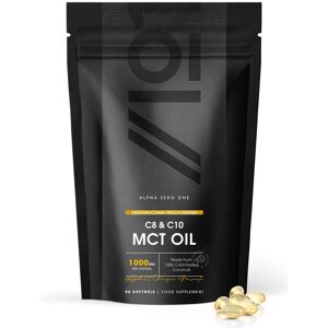 ALPHA01 MCT Oil Capsules 1000mg ~ 90 Softgels (3 Month Supply) ~ Medium Chain Triglyceri ALPHA01 MCT Oil Capsules 1000mg ~ 90 Softgels (3 Month Supply) ~ Medium Chain Triglyceri