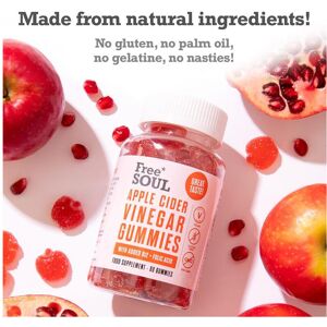Unbranded (2 Bottle) Free Soul Apple Cider Vinegar Gummies Gluten Free GMO Free ACV Natura Unbranded (2 Bottle) Free Soul Apple Cider Vinegar Gummies Gluten Free GMO Free ACV Natura