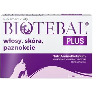 POLPHARMA S.A. Biotebal Plus 40x Tablets - Healthy Hair, Skin & Nails, Biotin 2,500 mcg Daily w POLPHARMA S.A. Biotebal Plus 40x Tablets - Healthy Hair, Skin & Nails, Biotin 2,500 mcg Daily w