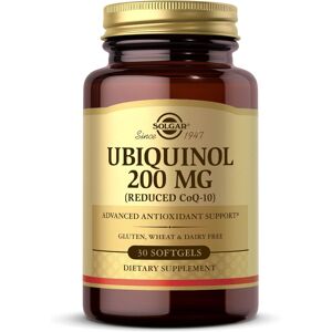Solgar Ubiquinol 200 mg Reduced CoQ10 - Heart Brain Support Solgar Ubiquinol 200 mg Reduced CoQ10 - Heart Brain Support