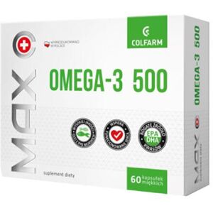 POLSKIE SUPLEMENTY Omega 3 60 kap Colfarm source of EPA and DHA heart & vision supplement POLSKIE SUPLEMENTY Omega 3 60 kap Colfarm source of EPA and DHA heart & vision supplement