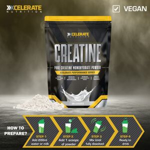XCelerate Nutrition Creatine Monohydrate 1kg Unflavoured XCelerate Nutrition Creatine Monohydrate 1kg Unflavoured
