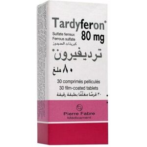 Unbranded Tardyferon 80mg - 30 Film-Coated Tablets Dietary Supplement for Anemia & Iron Unbranded Tardyferon 80mg - 30 Film-Coated Tablets Dietary Supplement for Anemia & Iron