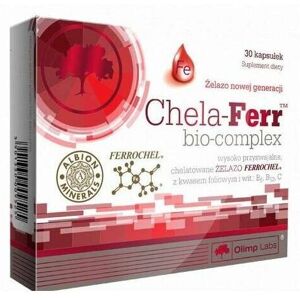 OLIMP CHELA-FERR BIO-COMPLEX 30 For iron deficiency 30 capsules OLIMP CHELA-FERR BIO-COMPLEX 30 For iron deficiency 30 capsules