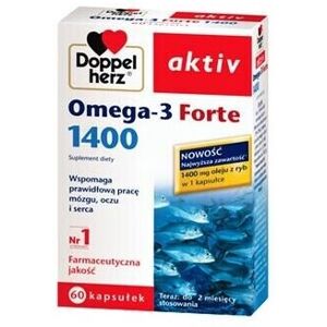 DOPPELHERZ AKTIV OMEGA-3 FORTE 60 capsules DOPPELHERZ AKTIV OMEGA-3 FORTE 60 capsules